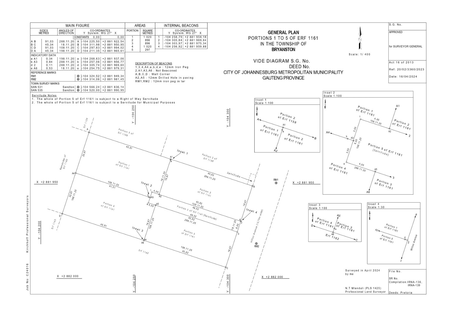 Ready-to-Build Stands in Secure Boomed-Off Bryanston Enclave