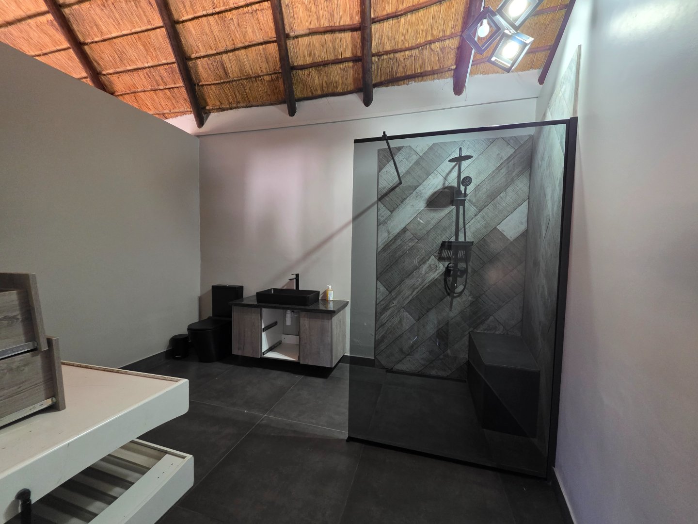 BATHROOM SERVING THE OFFICE SPACE