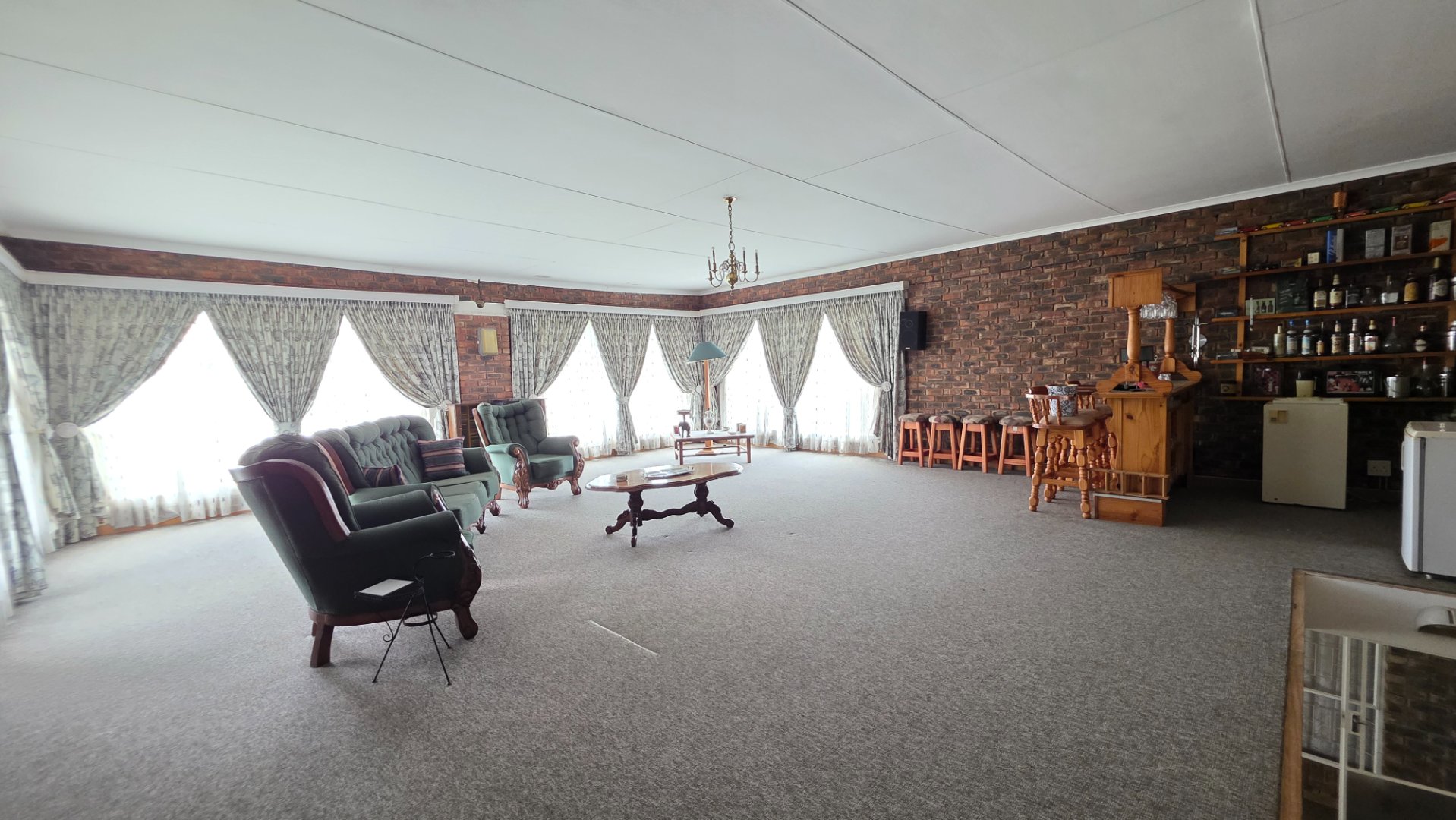 ENTERTAINMENT AREA IN MAIN HOUSE UPPER LEVEL