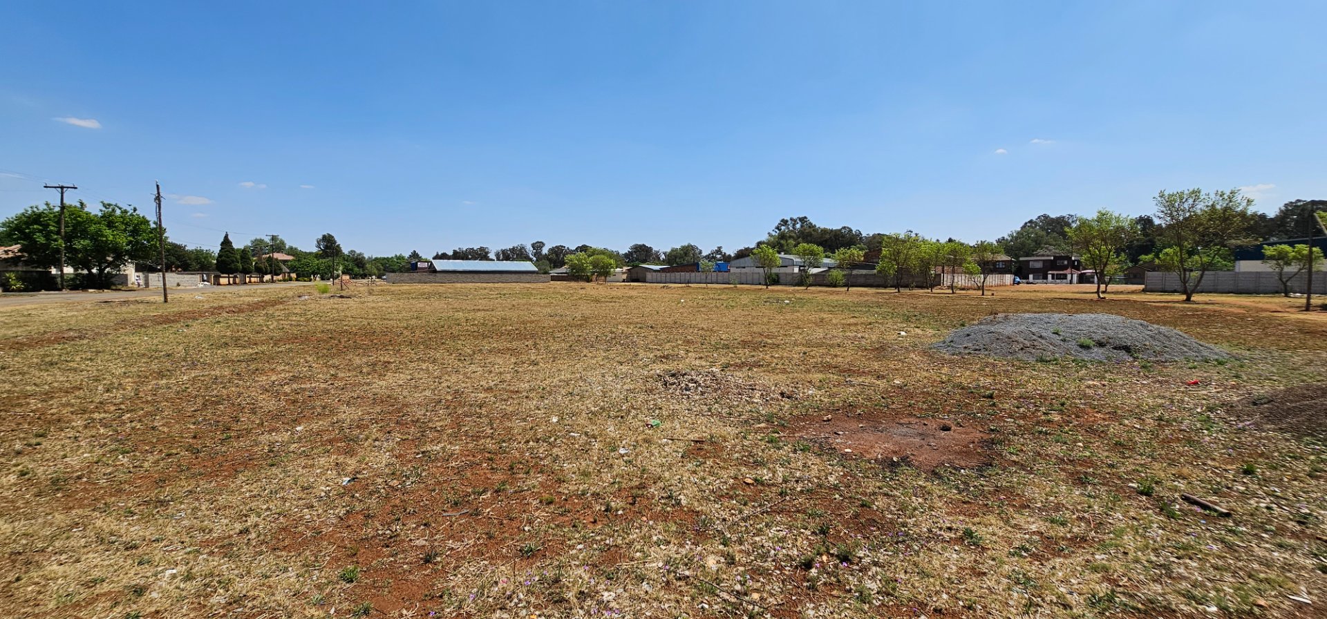 Vacant land ready for any business development