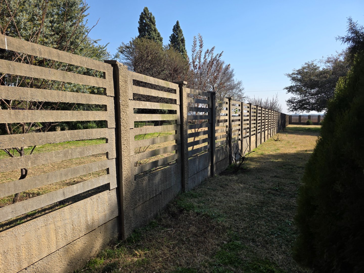 WALLING BETWEEN TWO HOUJSES
