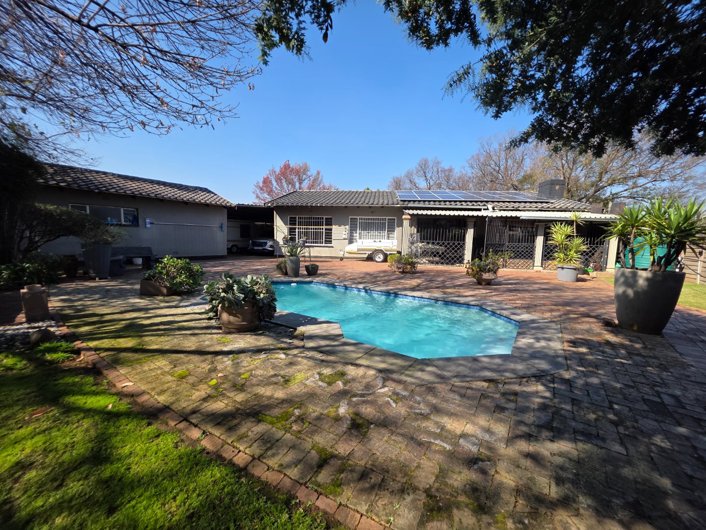 POOL AREA AT THE BACK GARDEN